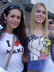 Nikki at tha gayparade !