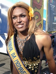 Nikki With The Trannies On The Streets Of Rio de Janeiro